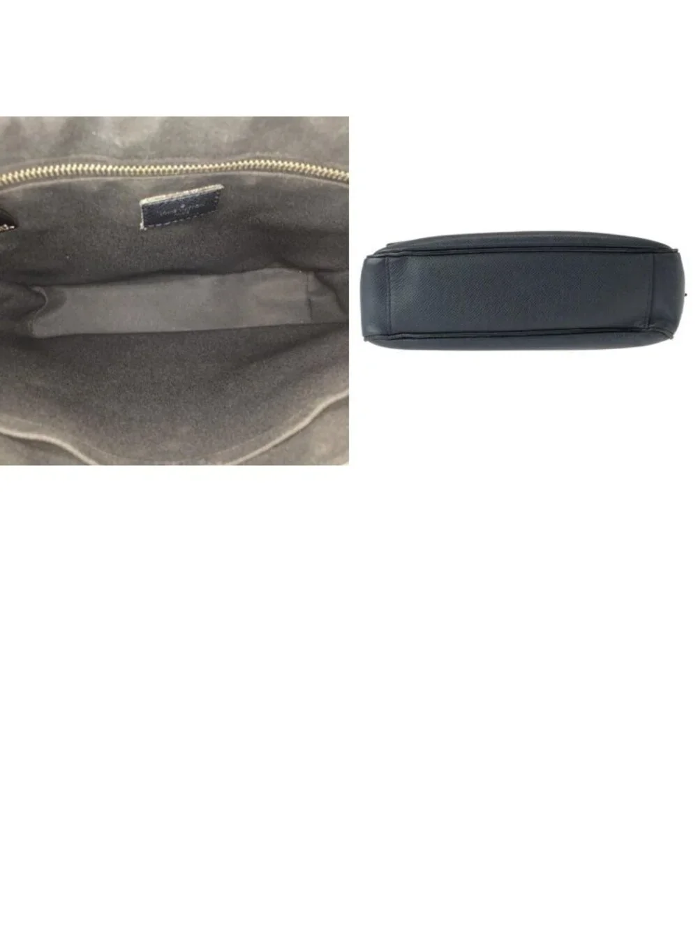 Louis Vuitton Taiga Roman PM Navy Silver Leather Shoulder